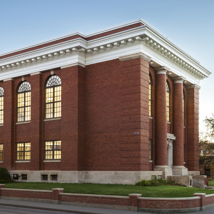 An image of P3A's Moose Jaw Court House project.
