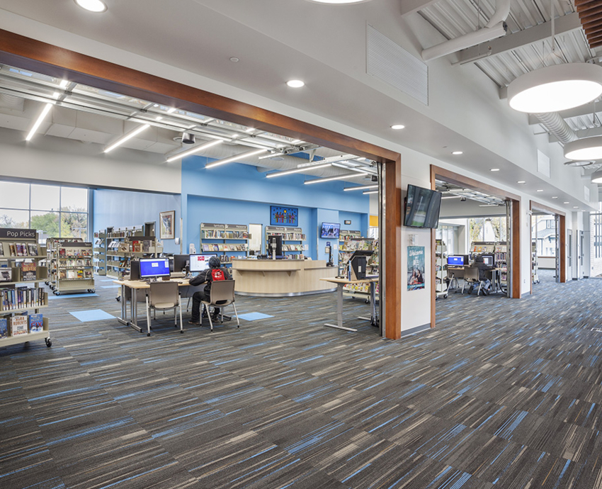 An image depicitng P3A's Albert Community Library project.